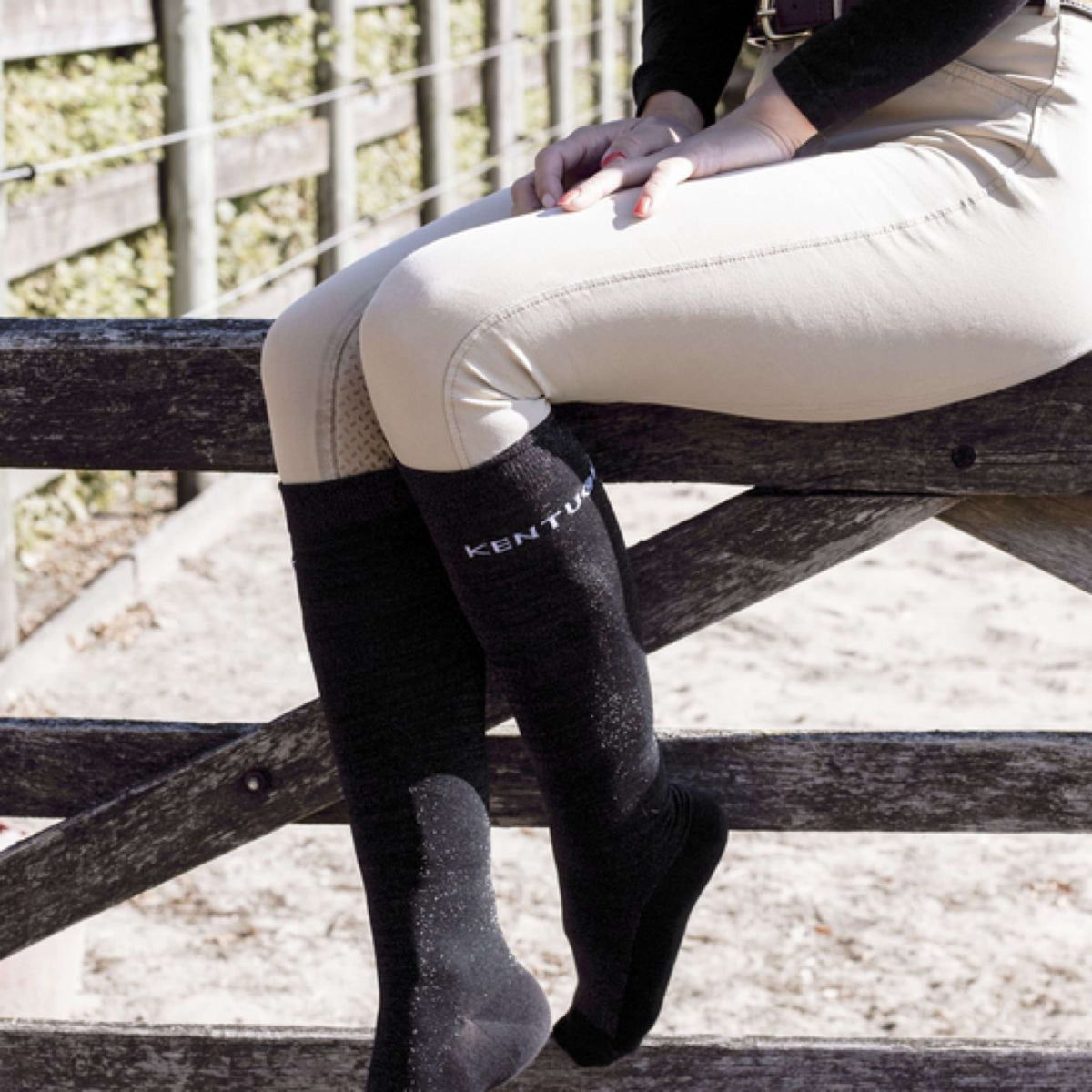 Kentucky Horsewear Calzini Glitter Nero