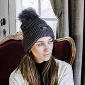Kentucky Horsewear Berretto Pompom Grigio