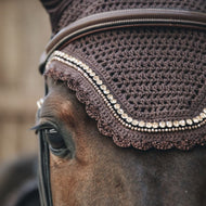 Kentucky Horsewear Copriorecchie Wellington Stone & Pearl Soundless Marrone