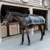 Kentucky Horsewear Coperta in Pile Heavy Square Stripes Nero/Grigio