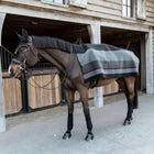 Kentucky Horsewear Coperta in Pile Heavy Square Stripes Nero/Grigio
