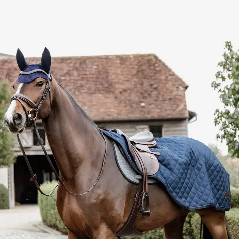 Kentucky Horsewear Coperta da esercizio 160 g Navy