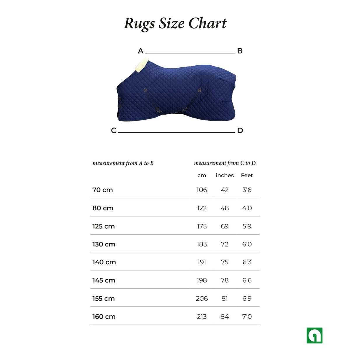 Kentucky Horsewear Tappeto quarto 160 g Navy