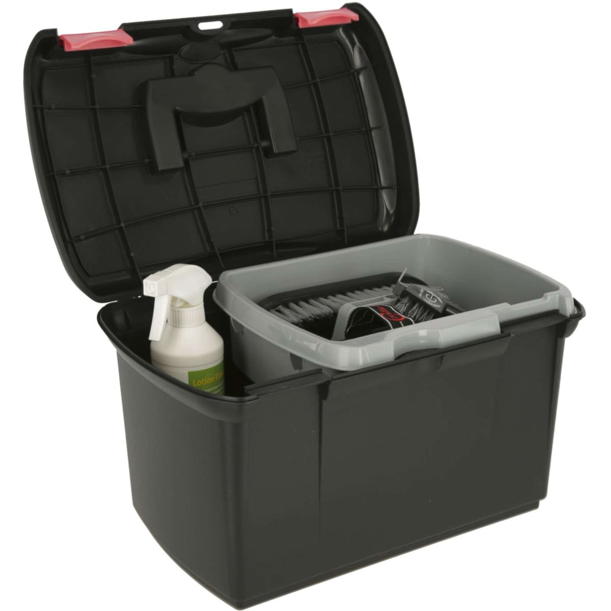 Kerbl Grooming Box Arezzo Inserto rimovibile Nero/Fucsia