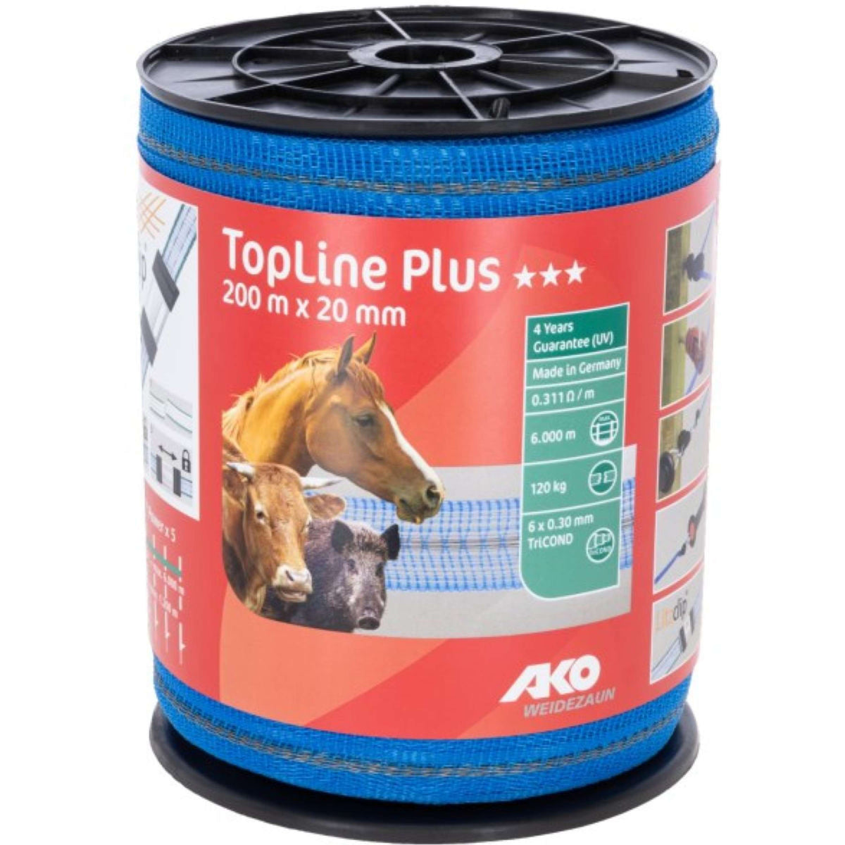 Ako Nastro per Recinzione Topline Blu