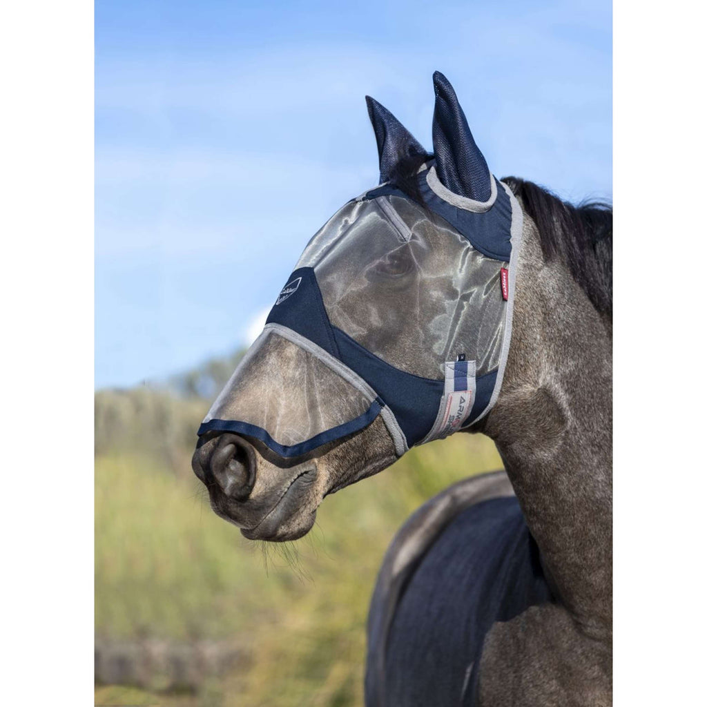 LeMieux Maschera Antimosche Amour Shield Pro con Orecchie & Naso Navy
