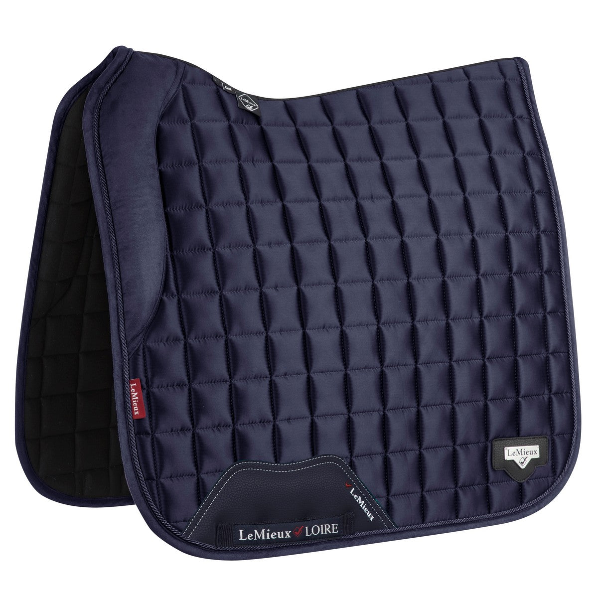LeMieux Tappetino Sella Dressage Loire Memory Quadrato satinato Navy
