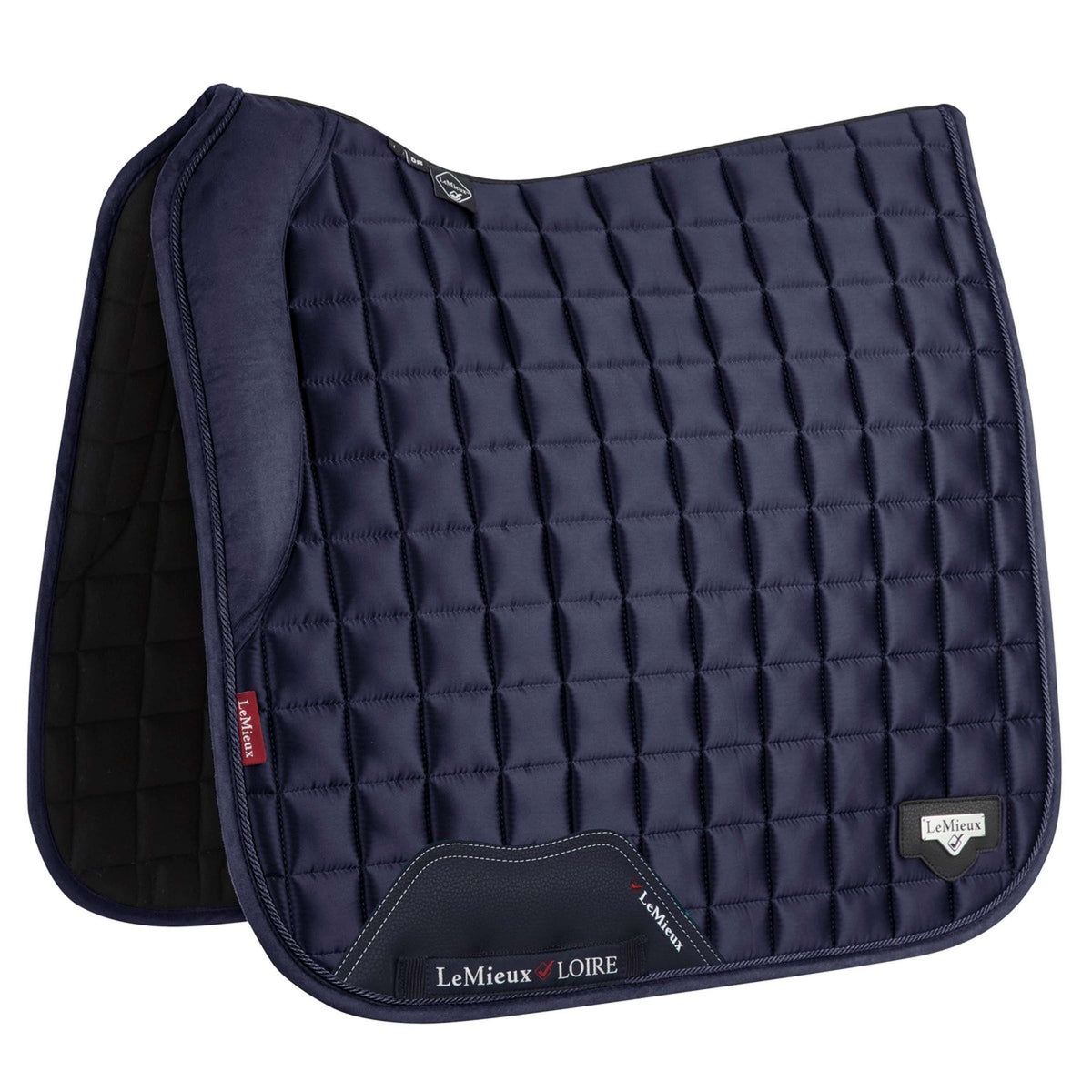 LeMieux Tappetino Sella Dressage Loire Memory Quadrato satinato Navy