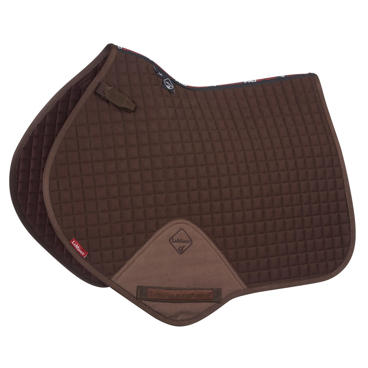 LeMieux Coperta da Sella da Salto ProSport Plain Marrone