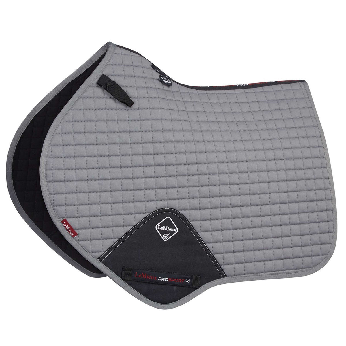 LeMieux Coperta da Sella da Salto ProSport Plain Grigio