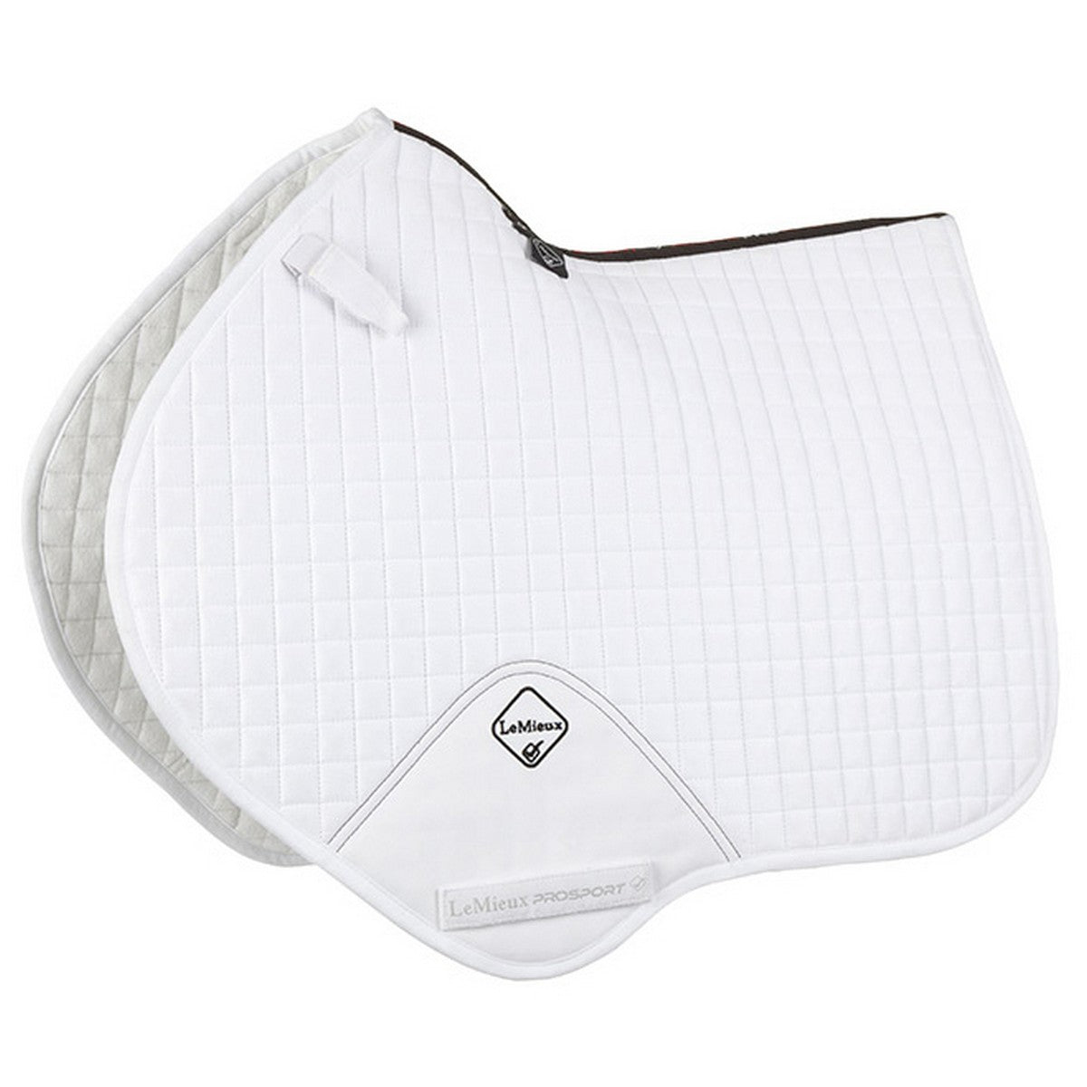 LeMieux Coperta da Sella da Salto ProSport Plain Bianco