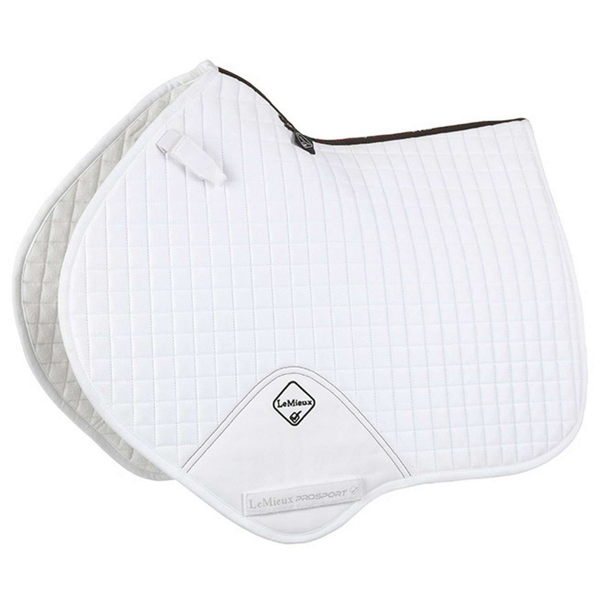 LeMieux Coperta da Sella da Salto ProSport Plain Bianco