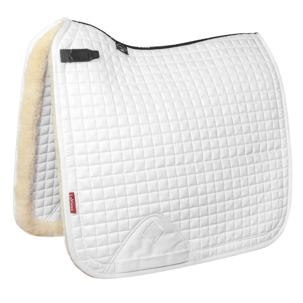 LeMieux Tappetino Sella Dressage Sensitive Bianco