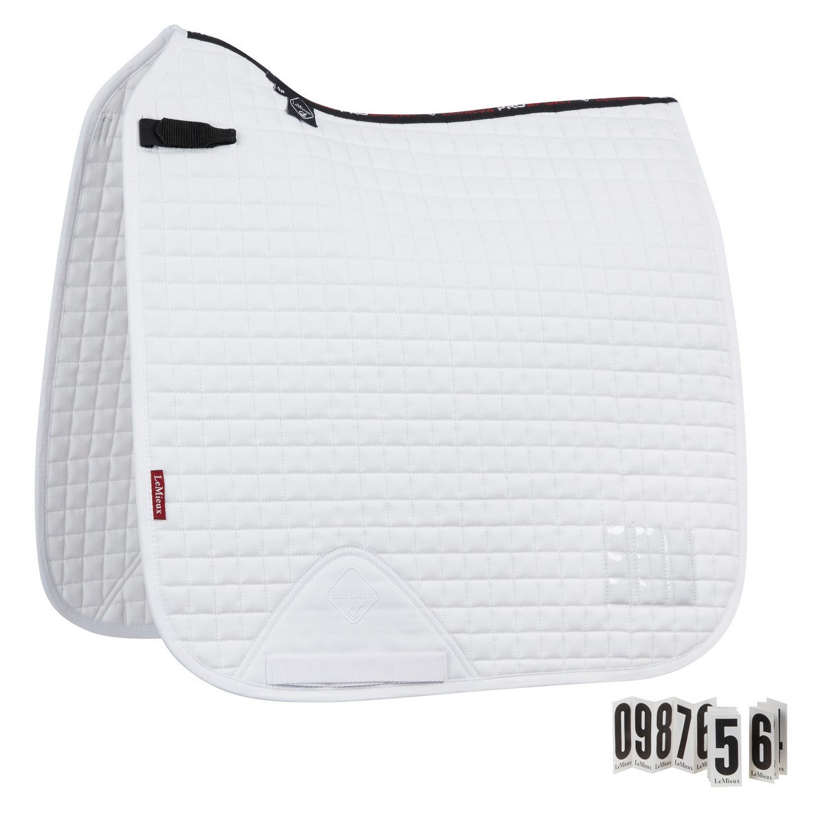 LeMieux Tappetino Sella Dressage ProSport Competition Bianco