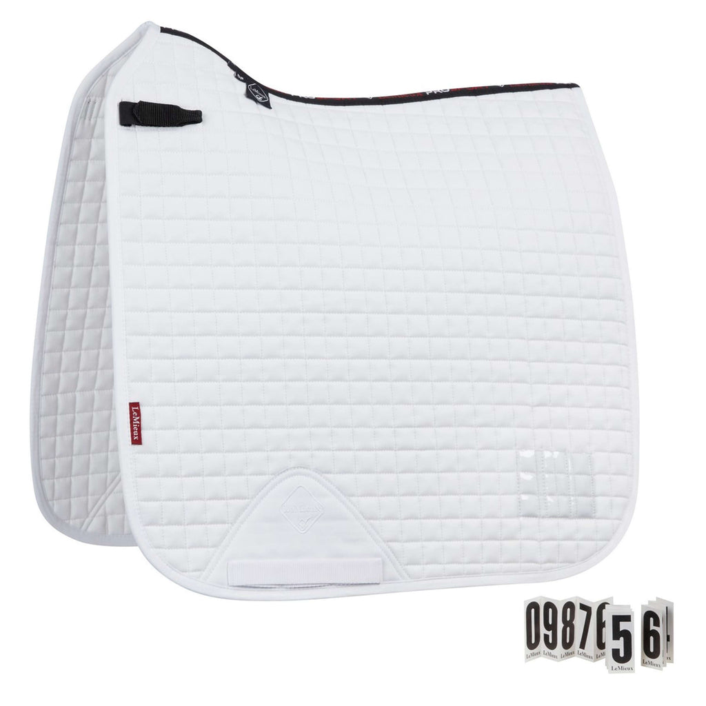 LeMieux Tappetino Sella Dressage ProSport Competition Bianco