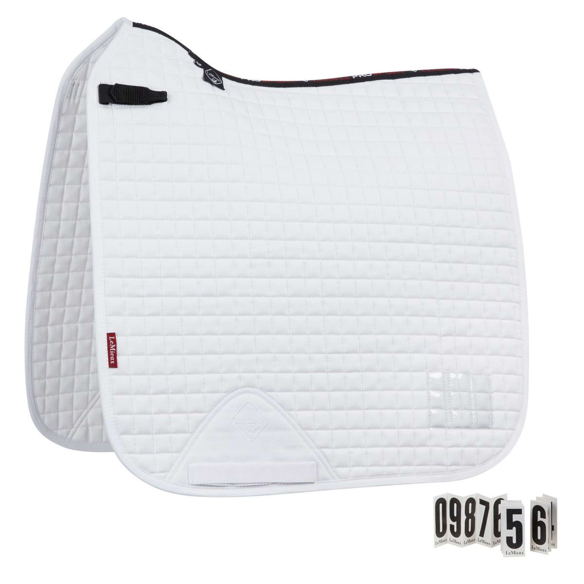 LeMieux Tappetino Sella Dressage ProSport Competition Bianco