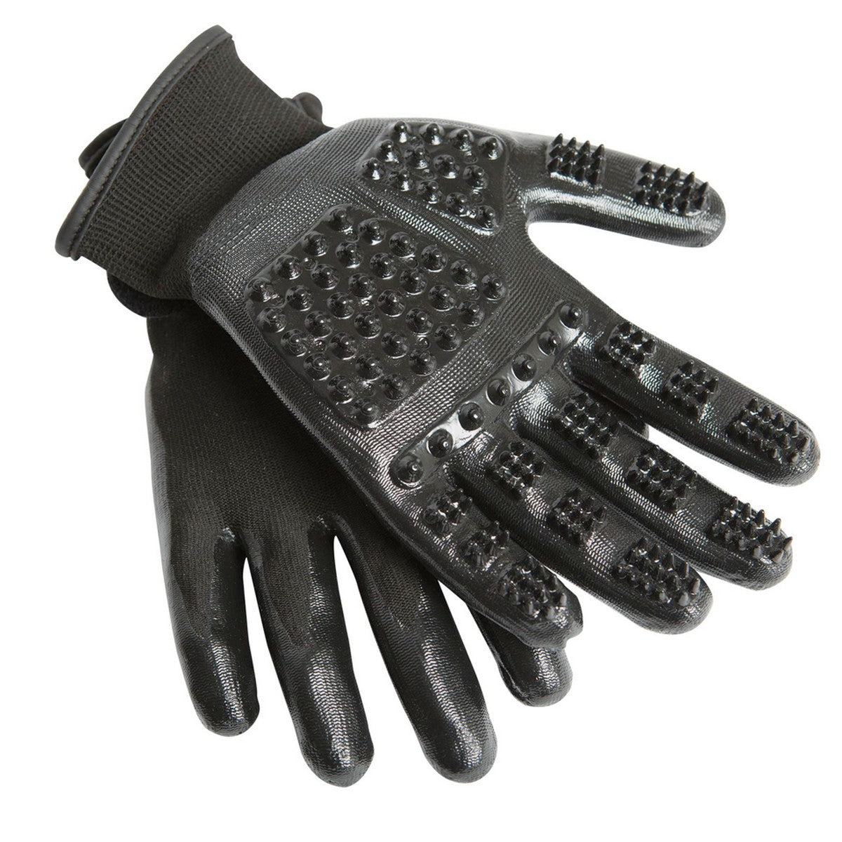 LeMieux Guanto da Strigliatura Hands On Nero/Nero