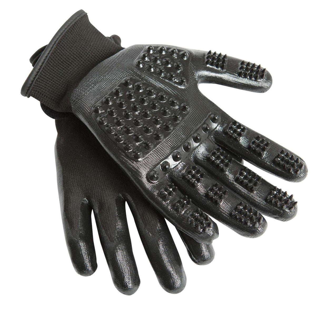 LeMieux Guanto da Strigliatura Hands On Nero/Nero