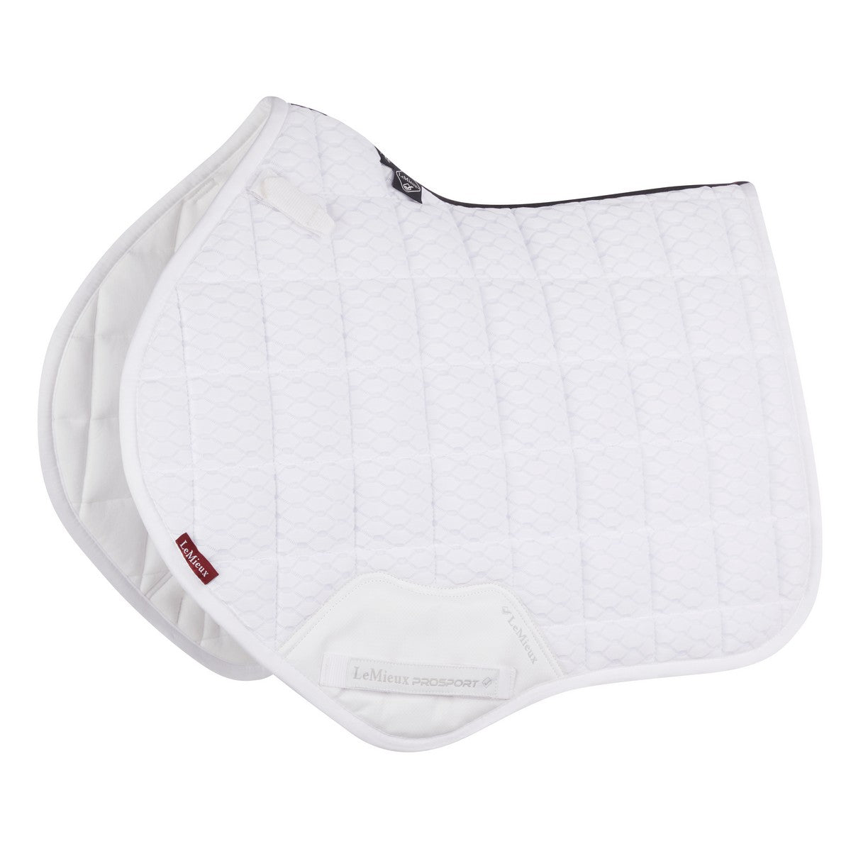 LeMieux Coperta da Sella da Salto Carbon Mesh Air CC Bianco