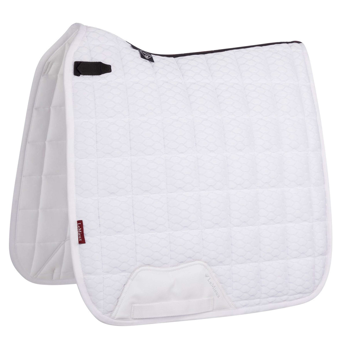 LeMieux Tappetino Sella Dressage Carbon Mesh Air CC Bianco