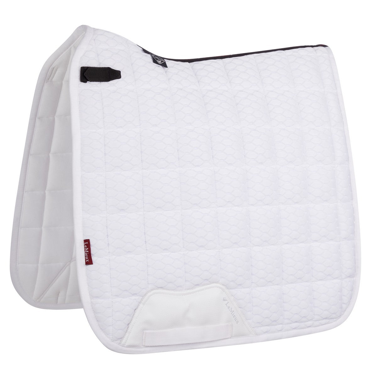LeMieux Tappetino Sella Dressage Carbon Mesh Air CC Bianco