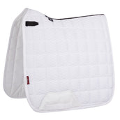 LeMieux Tappetino Sella Dressage Carbon Mesh Air CC Bianco