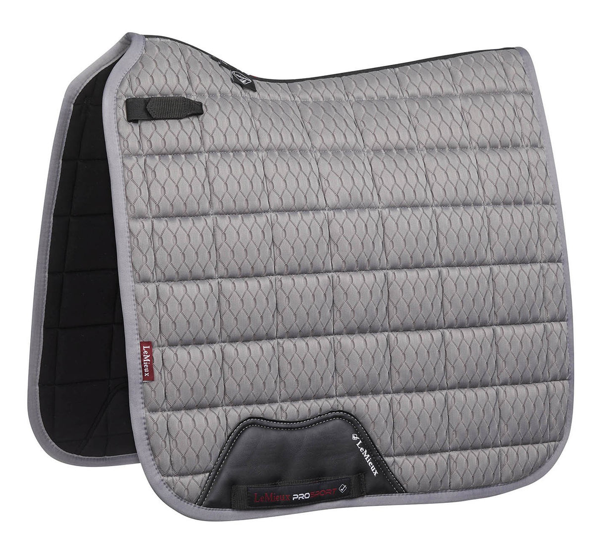 LeMieux Tappetino Sella Dressage Carbon Mesh Air CC Grigio