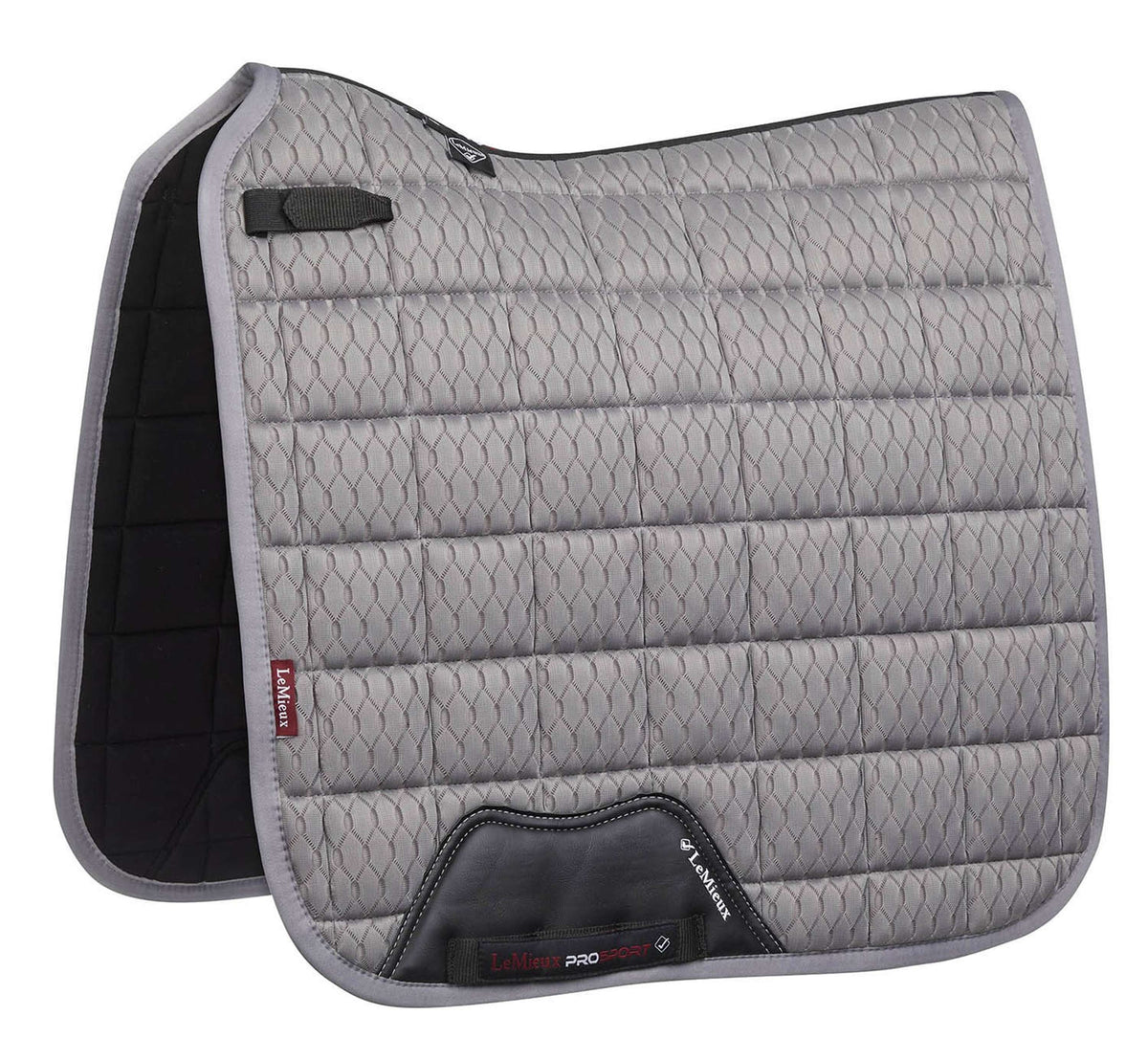LeMieux Tappetino Sella Dressage Carbon Mesh Air CC Grigio