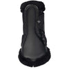 LeMieux Stivali da spazzolatura Fleece Edge Mesh Nero
