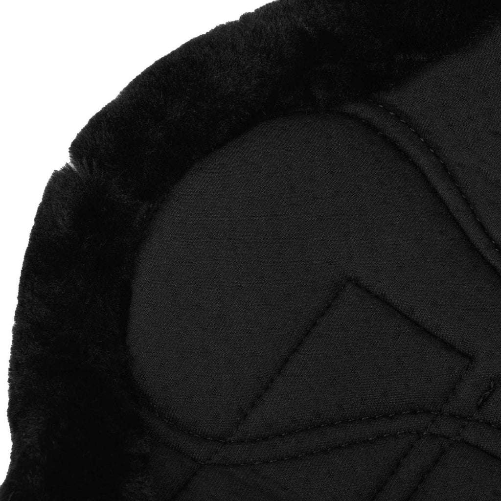 LeMieux Stivali da spazzolatura Fleece Edge Mesh Nero