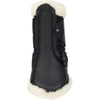 LeMieux Stivali da spazzolatura Fleece Edge Mesh Nero/Naturale