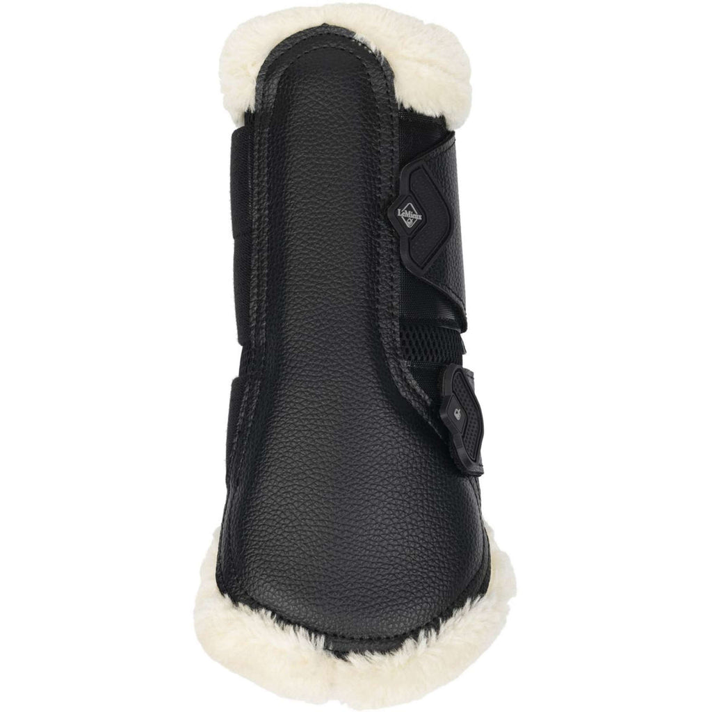 LeMieux Stivali da spazzolatura Fleece Edge Mesh Nero/Naturale