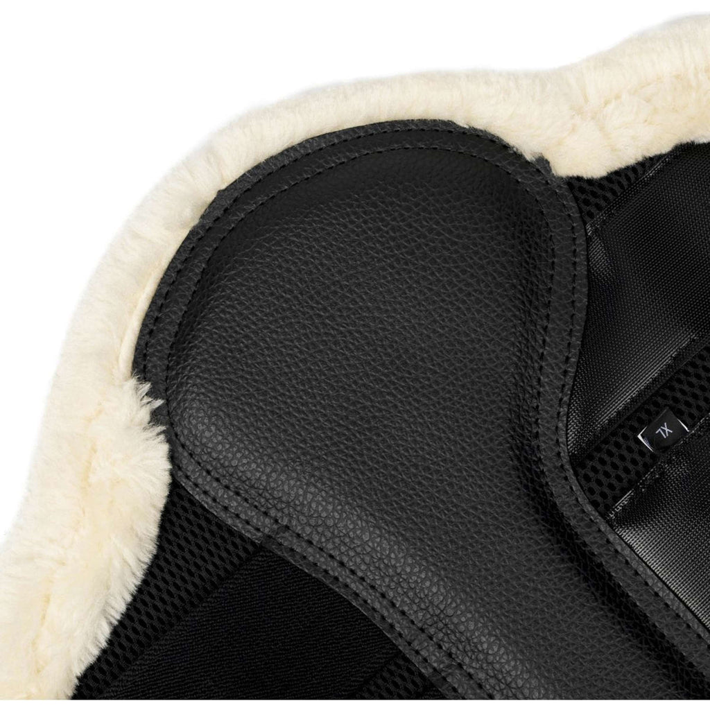 LeMieux Stivali da spazzolatura Fleece Edge Mesh Nero/Naturale