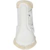 LeMieux Stivali da spazzolatura Fleece Edge Mesh Bianco/Naturale