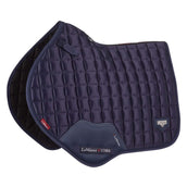 LeMieux Coperta da Sella da Salto Loire Classic Quadrato CC satinato Navy