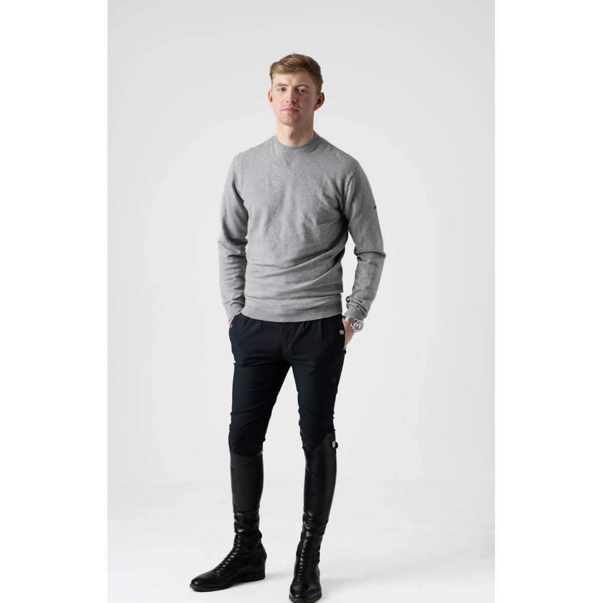 LeMieux Maglione Crew Neck Grigio