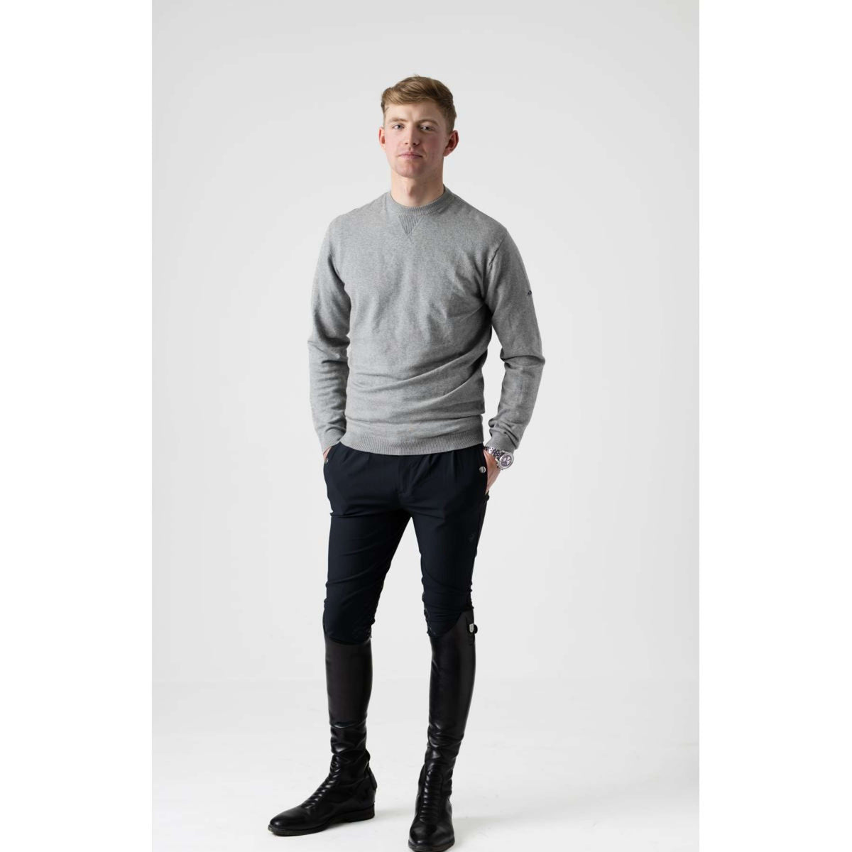 LeMieux Maglione Crew Neck Grigio