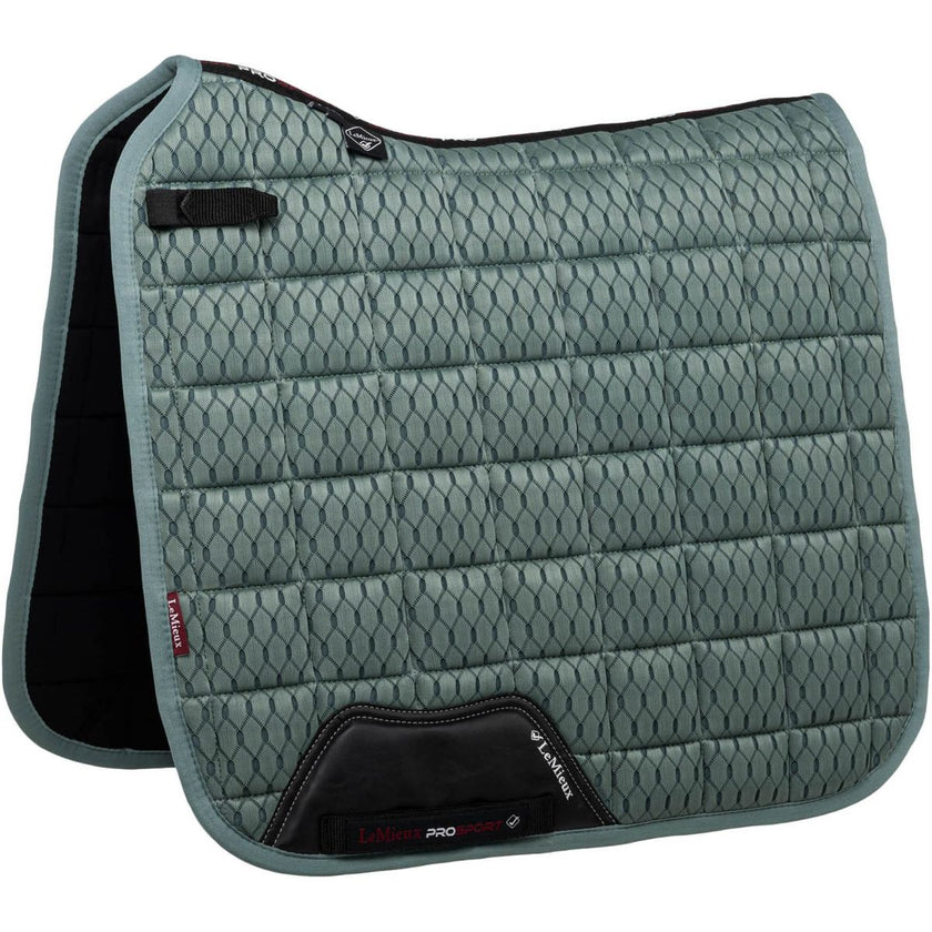 LeMieux Sottosella Carbon Mesh Air Dressage quadrata Sage