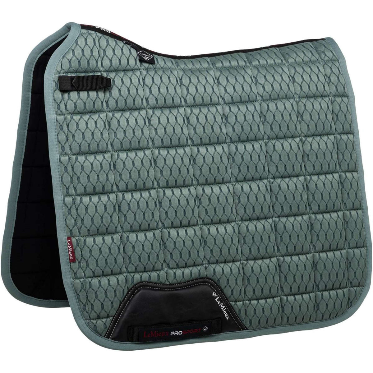 LeMieux Sottosella Carbon Mesh Air Dressage quadrata Sage
