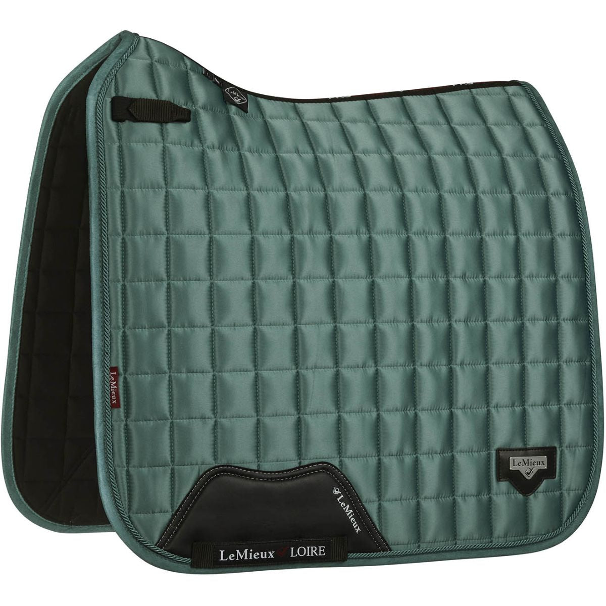 LeMieux Sottosella Loire Classic Satin Dressage quadrata Sage