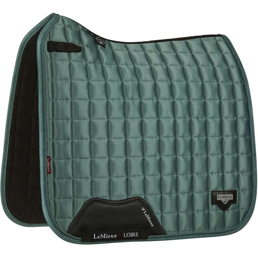 LeMieux Sottosella Loire Classic Satin Dressage quadrata Sage