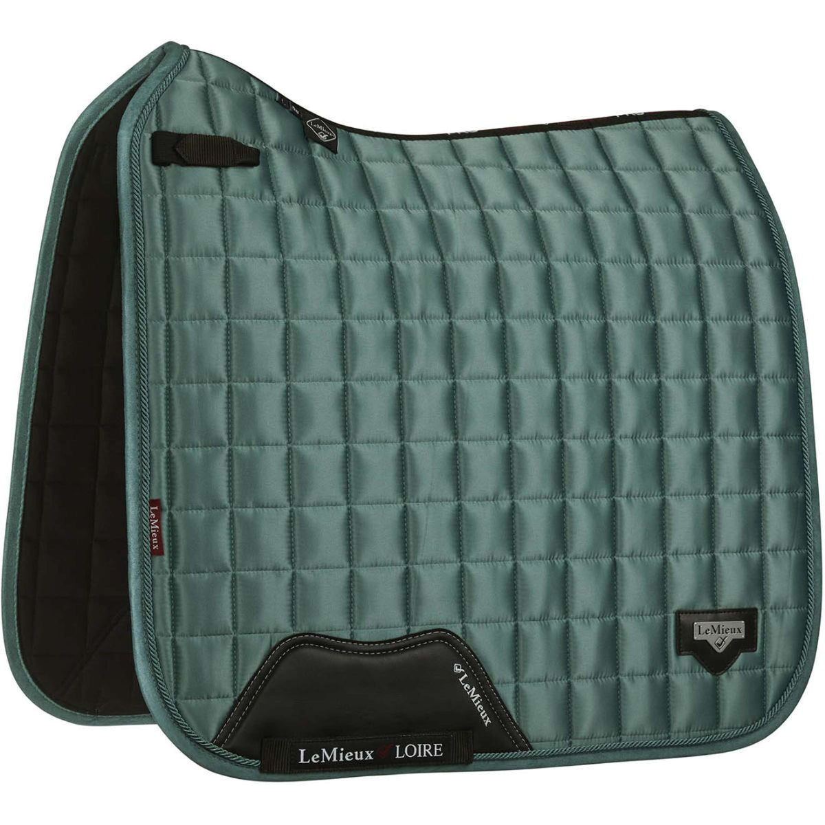 LeMieux Sottosella Loire Classic Satin Dressage quadrata Sage