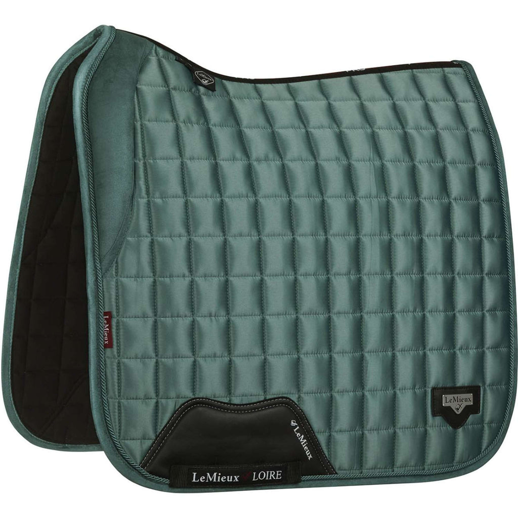 LeMieux Sottosella Loire Memory Satin Dressage quadrata Sage