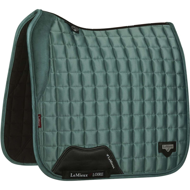 LeMieux Sottosella Loire Memory Satin Dressage quadrata Sage