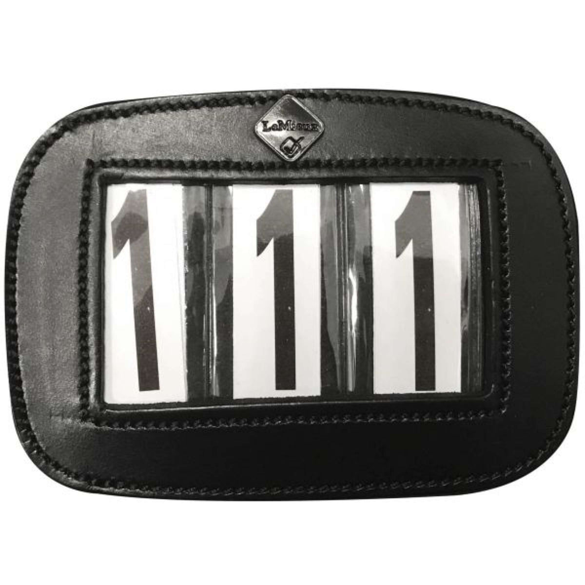 LeMieux Numeri di Gara Saddle Pad Nero