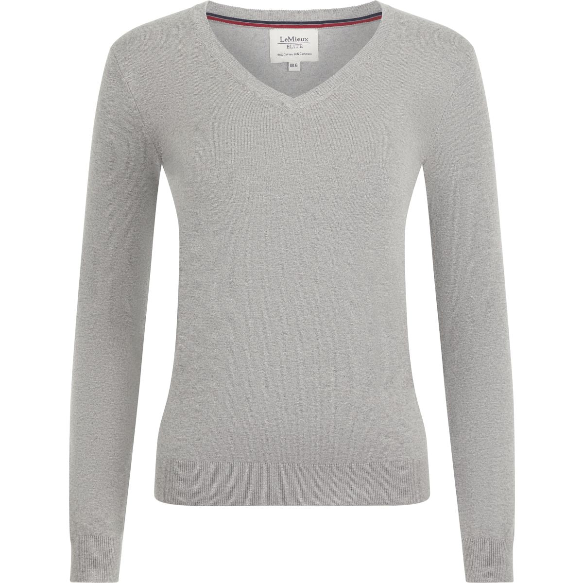 LeMieux Maglione Elite V-Neck Grigio