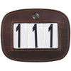 LeMieux Numeri di Gara Saddle Pad Marrone