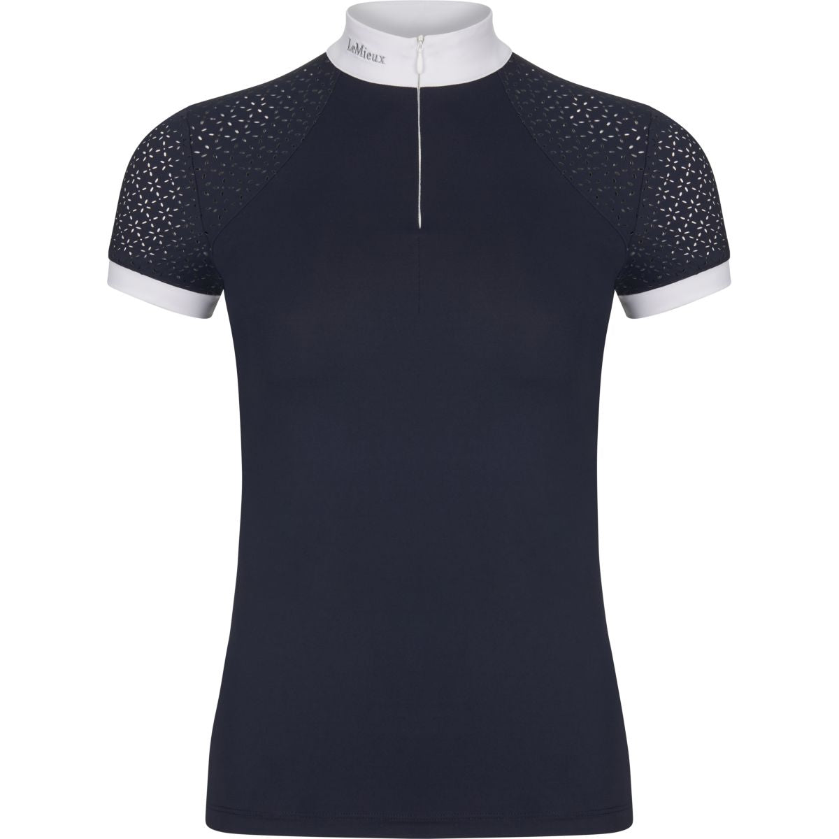 LeMieux Camicia da Gara Olivia Maniche Corte Navy