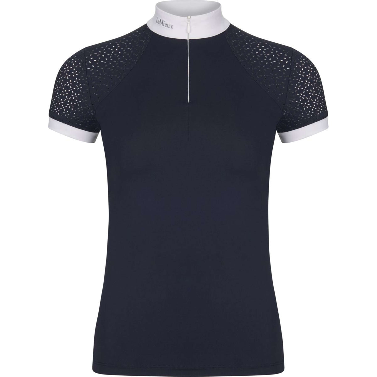LeMieux Camicia da Gara Olivia Maniche Corte Navy