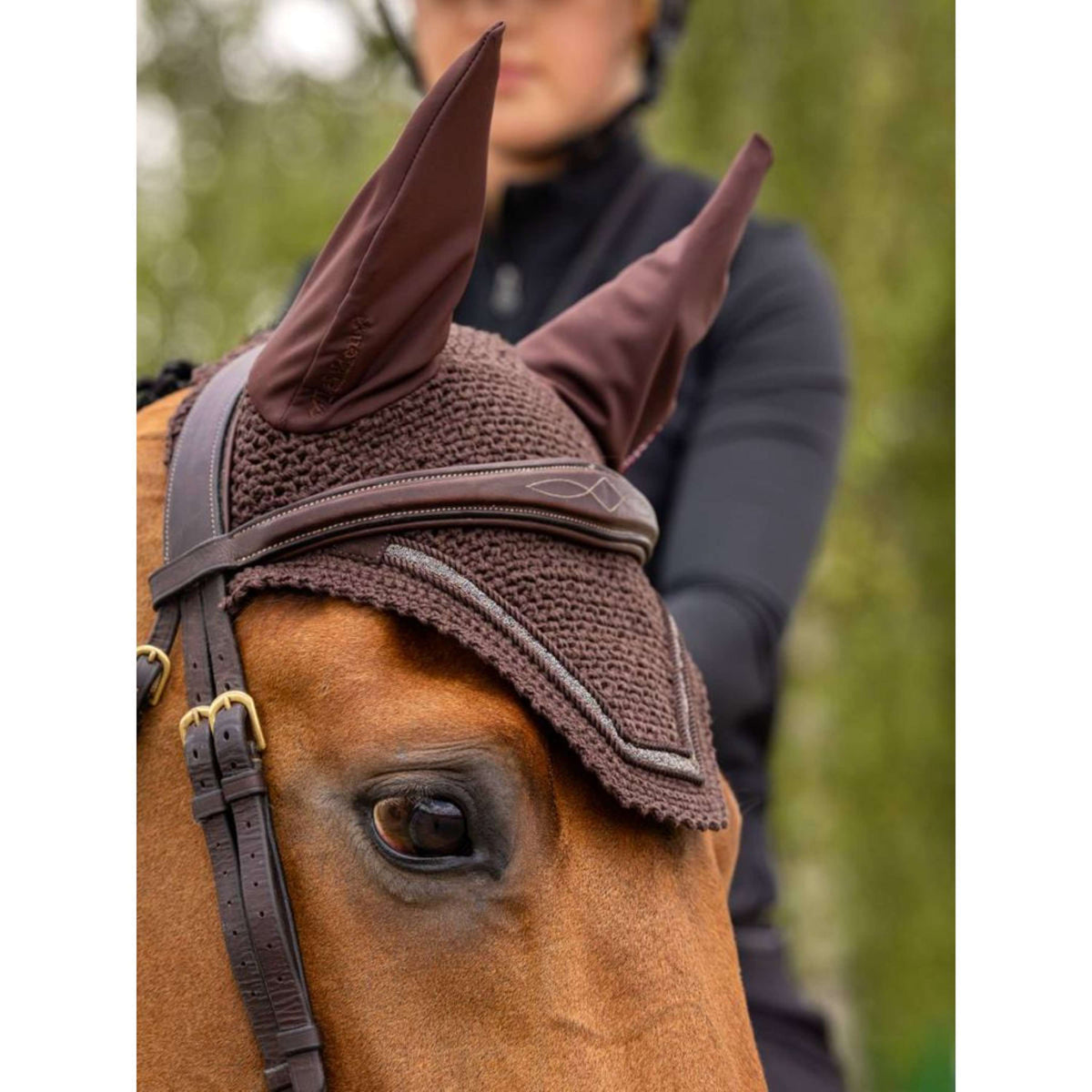 LeMieux Cuffietta Crystal Marrone